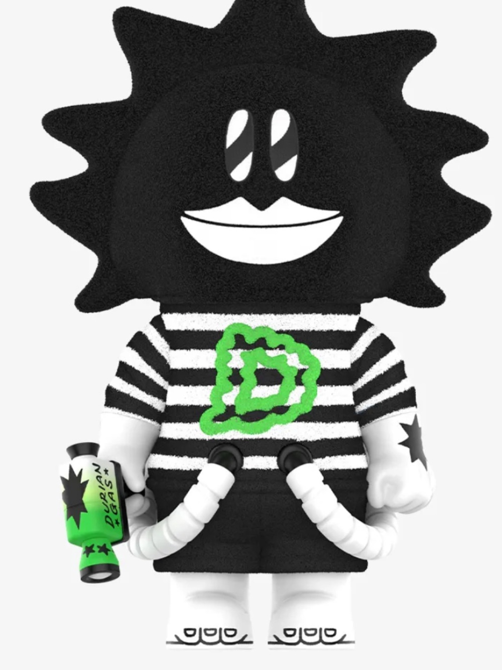 400% Durian Man Mega Space Molly  - Black & Neon Green. Open Box.
